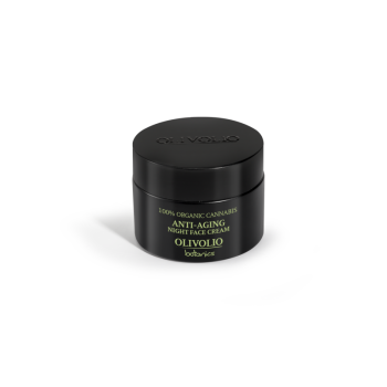 Крем за лице с канабис Olivolio Cannabis Anti-Aging Night Face Cream - Лице - Натурална гръцка козметика Olivolio