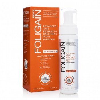 Foligain Minoxidil 5 % Пяна за мъже срещу косопад 177 мл
