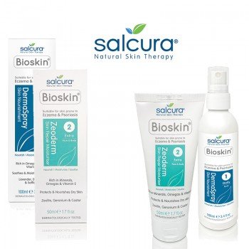 Bioskin Дермаспрей Интезив - Хидратиращ Спрей 100 мл + Зеодерм - възстановяващ овлажняващ крем 50 мл Bioskin Дермаспрей Интезив - Хидратиращ Спрей 100 мл + Зеодерм - възстановяващ овлажняващ крем 50 мл